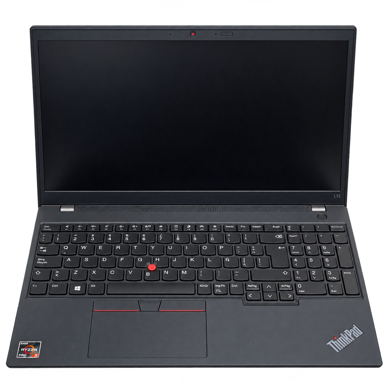 Lenovo ThinkPad L15, vista frontal