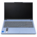 Lenovo IdeaPad Slim 3i abierta, vista frontal sobre fondo blanco